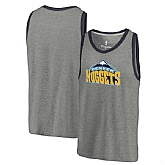 Denver Nuggets Team Essential Tri-Blend Tank Top - Heather Gray,baseball caps,new era cap wholesale,wholesale hats
